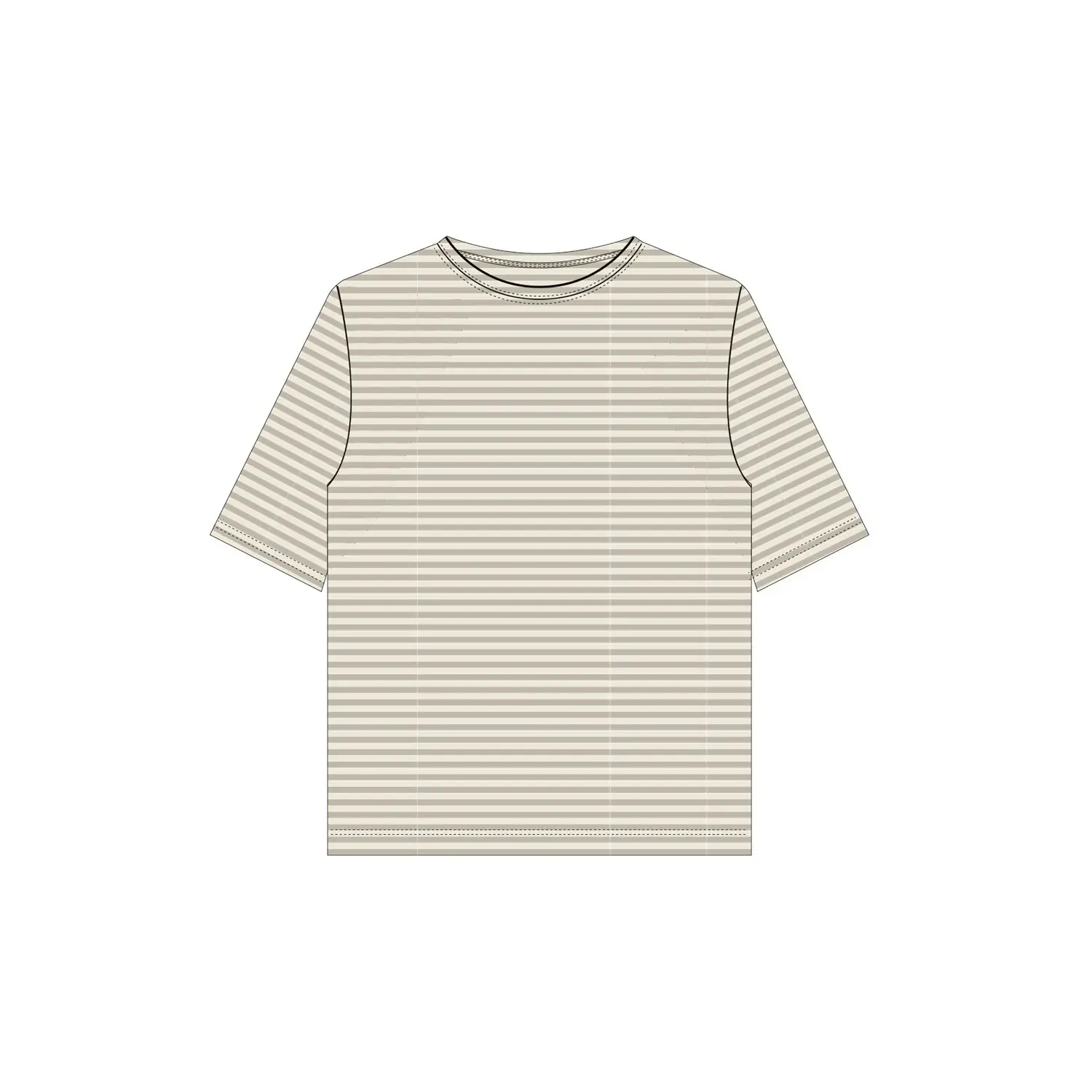 Moss Copenhagen Women's White T-Shirt Bahara Stp