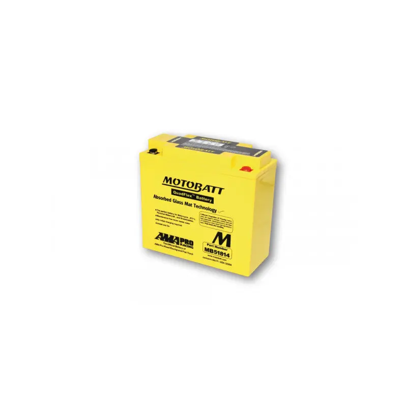 4-polige Motorradbatterie Motobatt MB51814