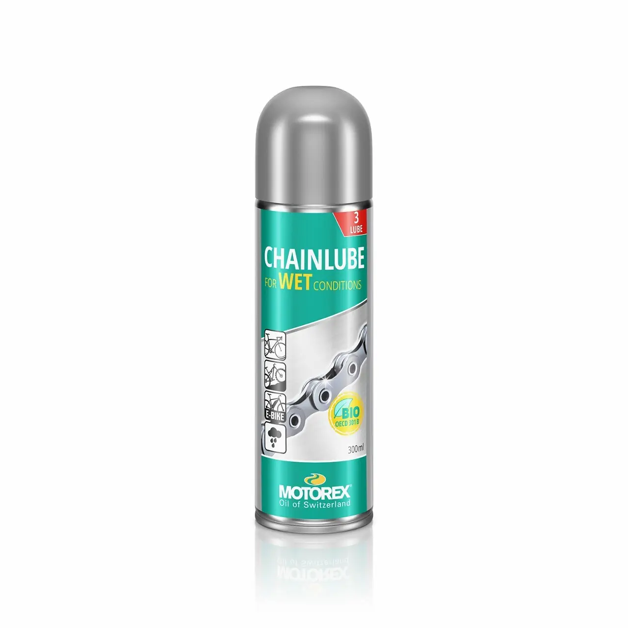Aerosol-Kettenschmiermittel für feuchte Bedingungen Motorex