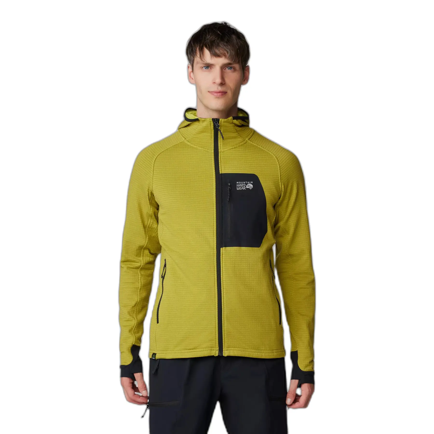 Capuchon met volledige rits Mountain Hardwear Polartec® Power Grid™