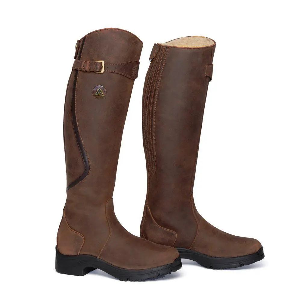 Stivali da equitazione in pelle da donna Mountain Horse Snowy River Regular Regular