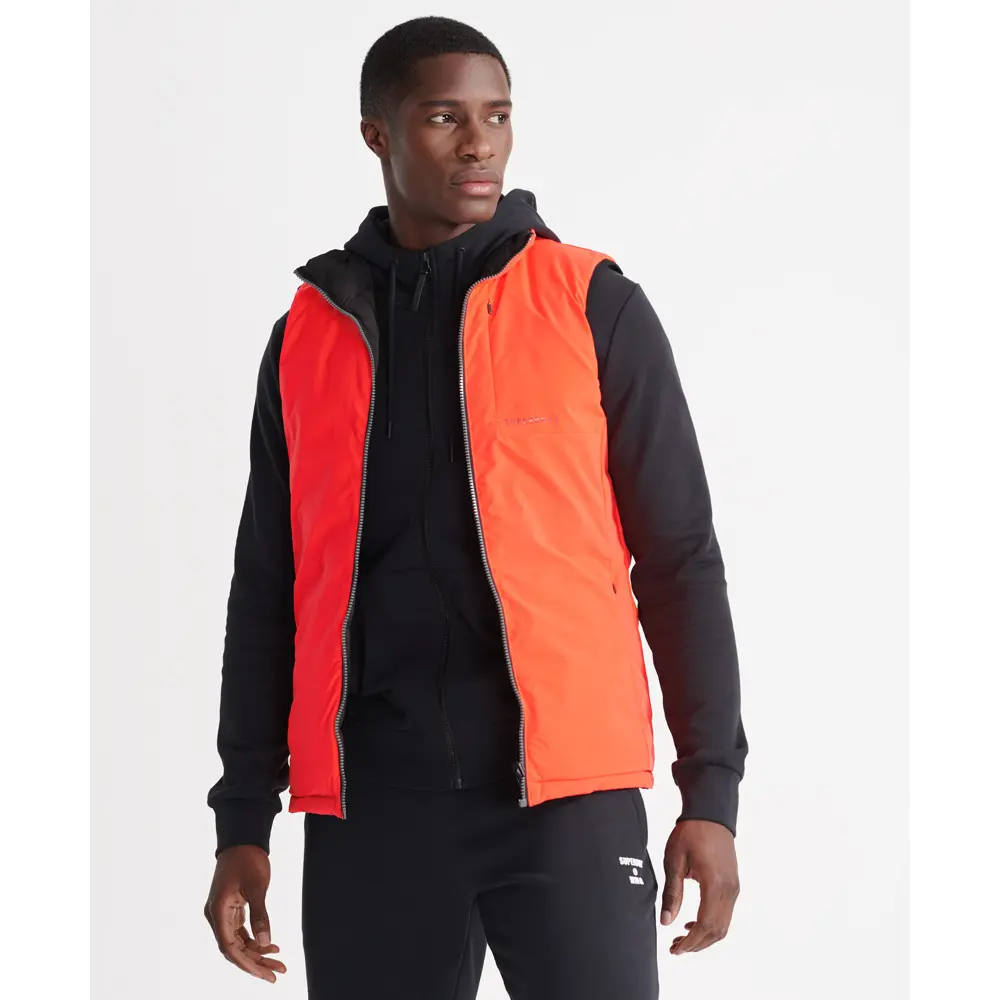 Beidseitig tragbare ärmellose Jacke Superdry Training