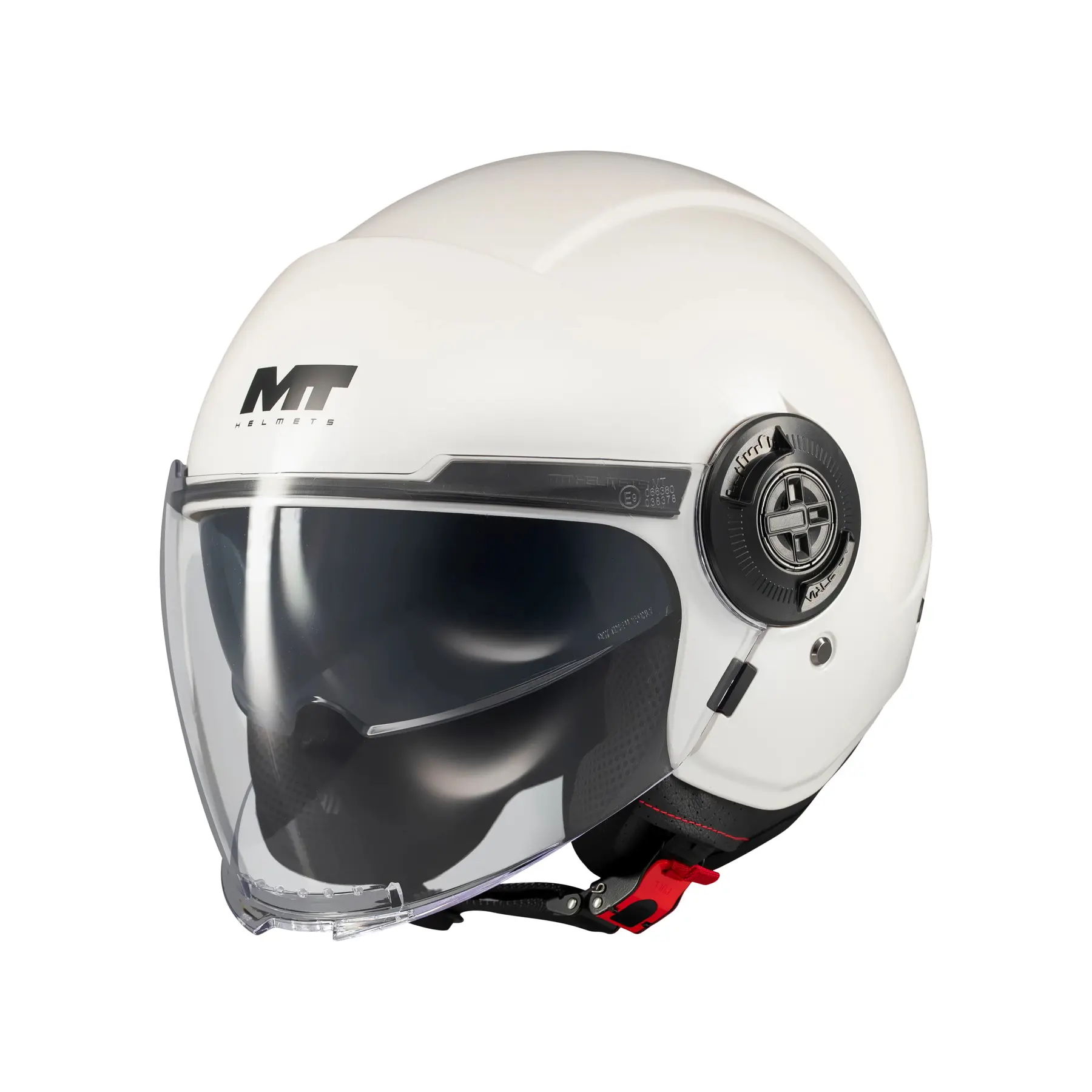 Jet-Motorradhelm MT Helmets Viale SV S Pure A0 Gloss