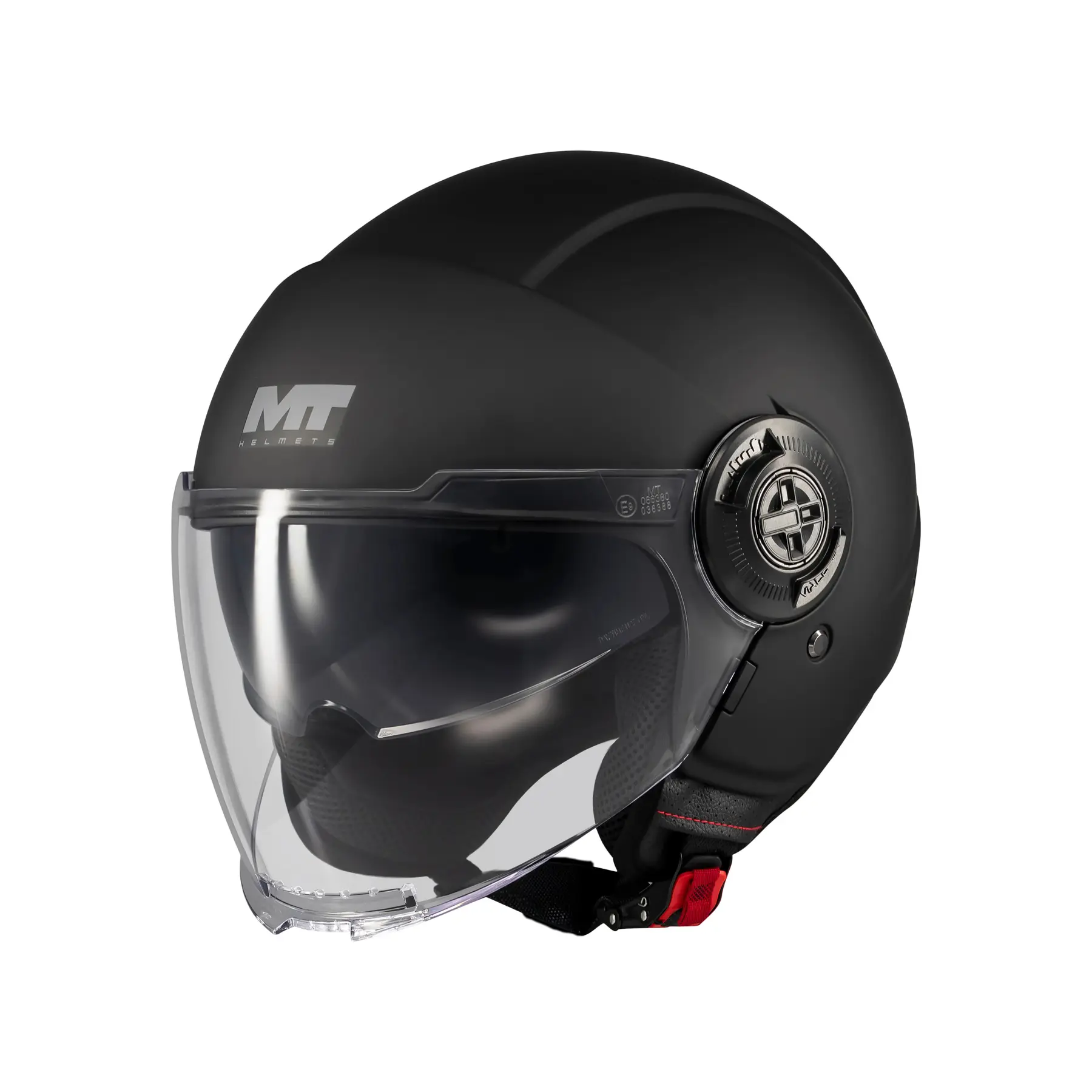 Jet-Motorradhelm MT Helmets Viale SV S Pure A1 Matt