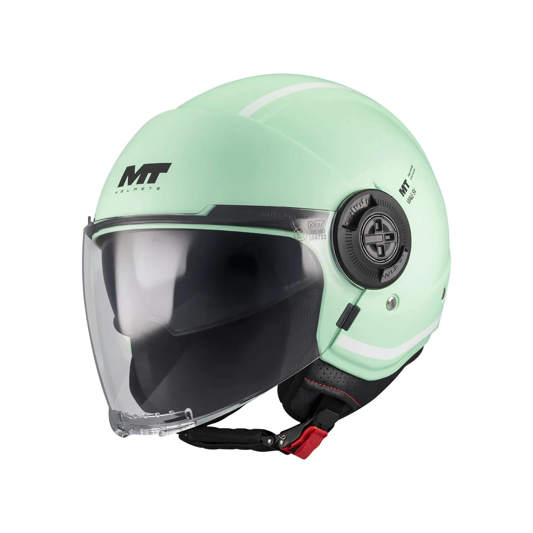 Jet-Motorradhelm MT Helmets Viale SV S Pure C6 Gloss