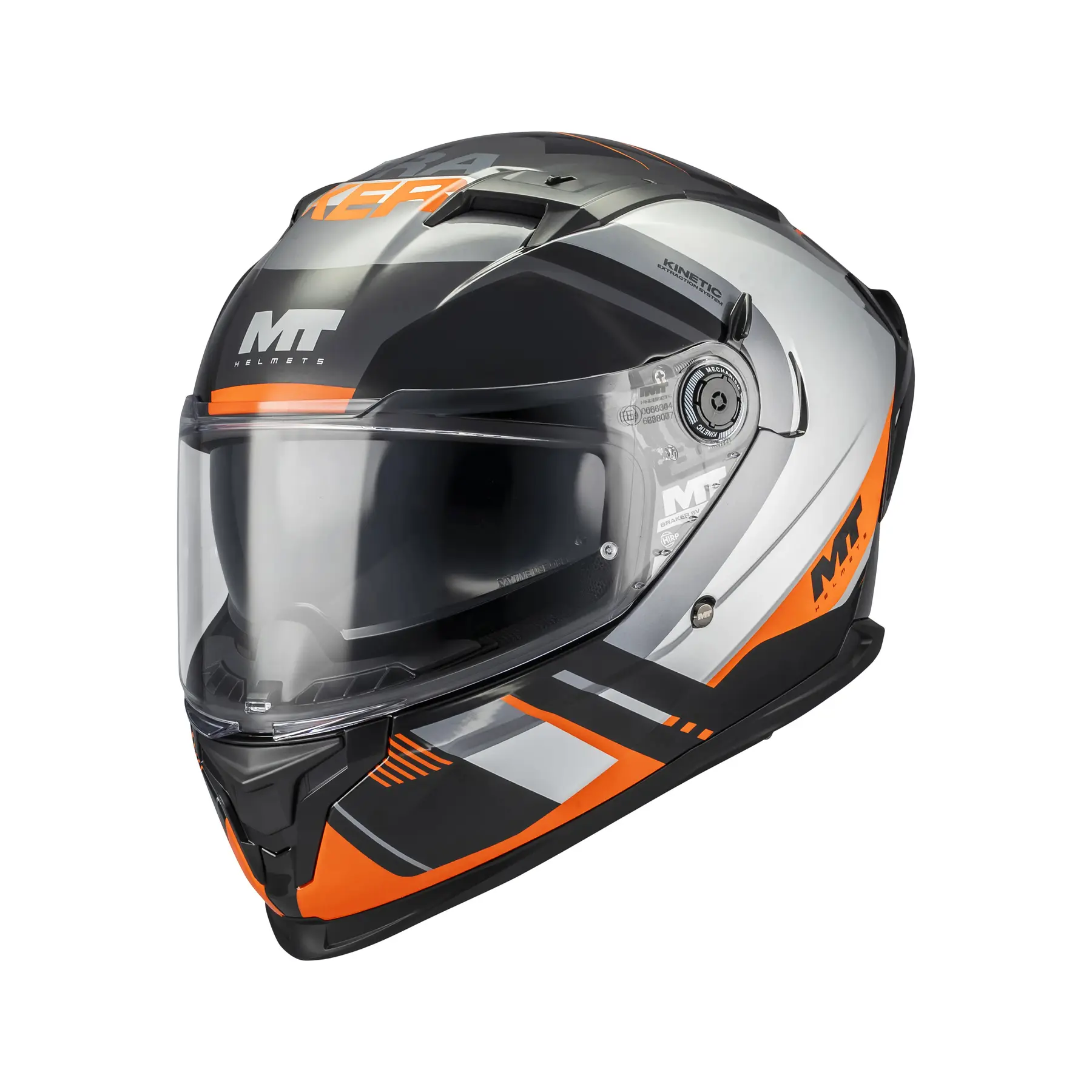 Motorrad-Integralhelm MT Helmets Braker SV Inception B4 Gloss