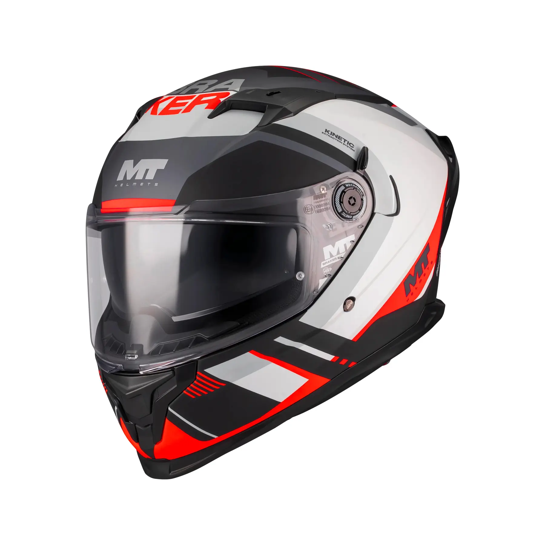 Motorrad-Integralhelm MT Helmets Braker SV Inception B5 Matt