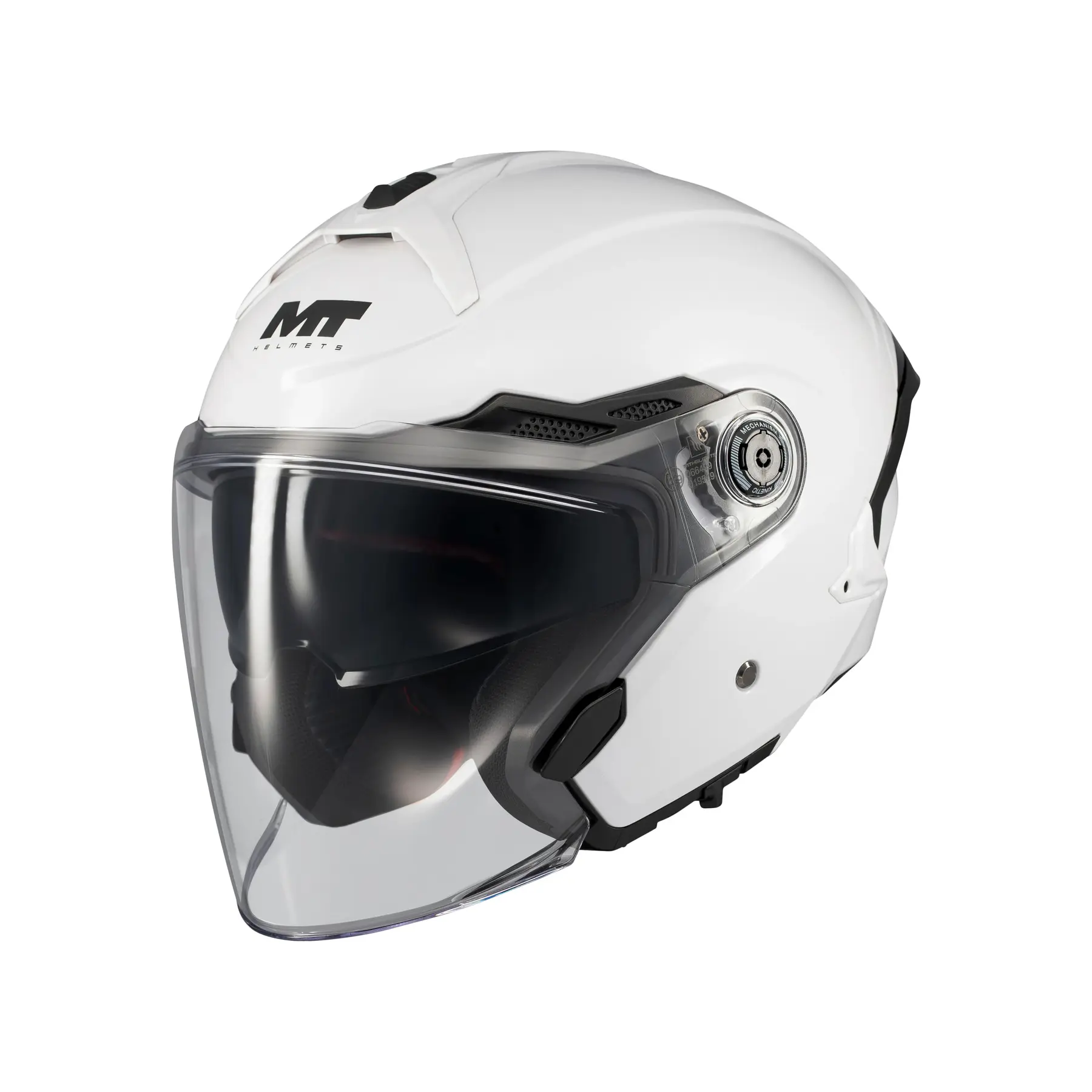 Jet-Motorradhelm MT Helmets Cosmo SV Pure A0 Gloss