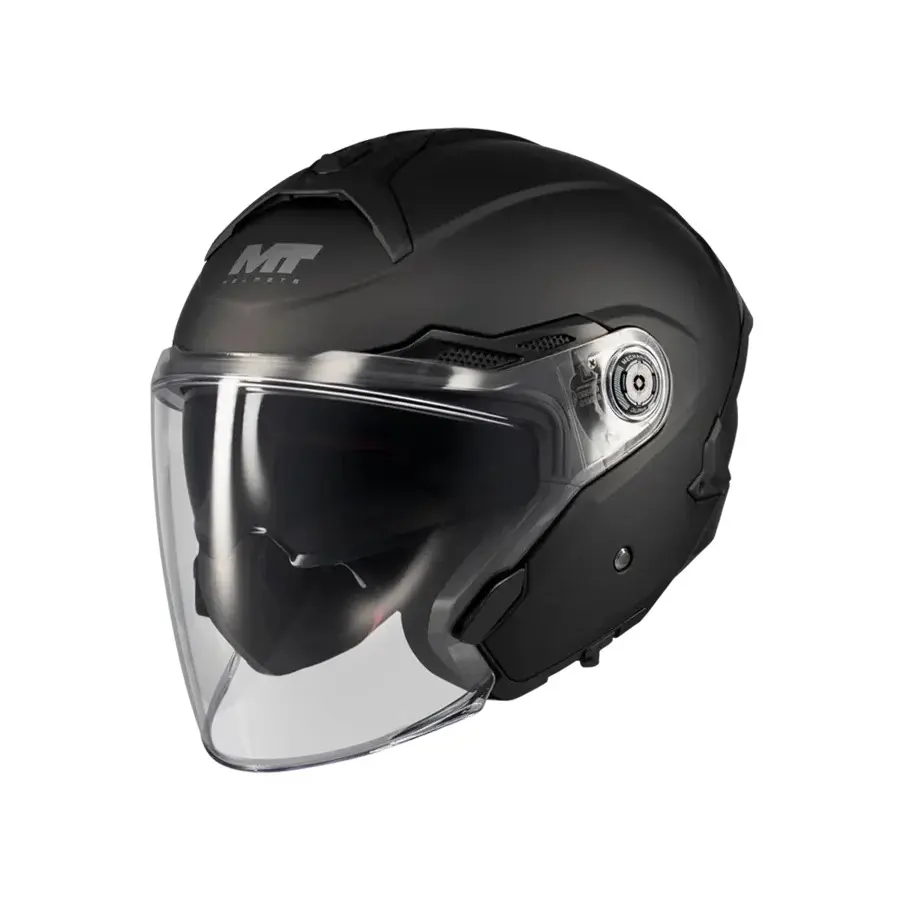 Jet-Motorradhelm MT Helmets Cosmo SV Pure A1 Matt