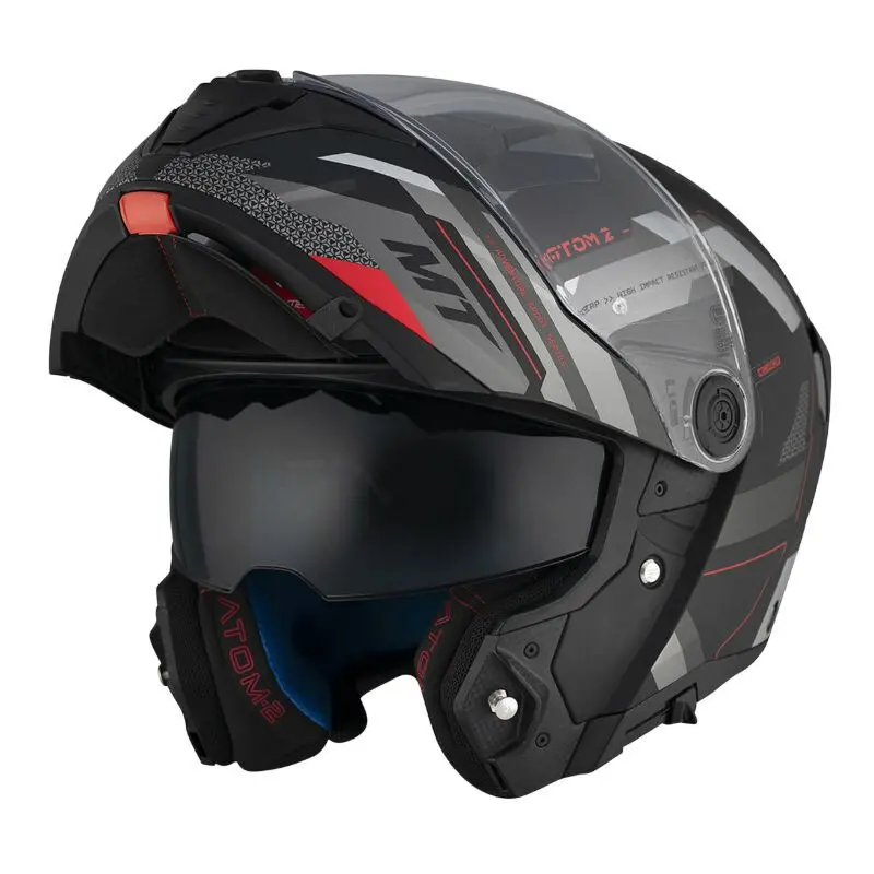 Modularer Motorradhelm MT Helmets Atom 2 Sv Bast D5
