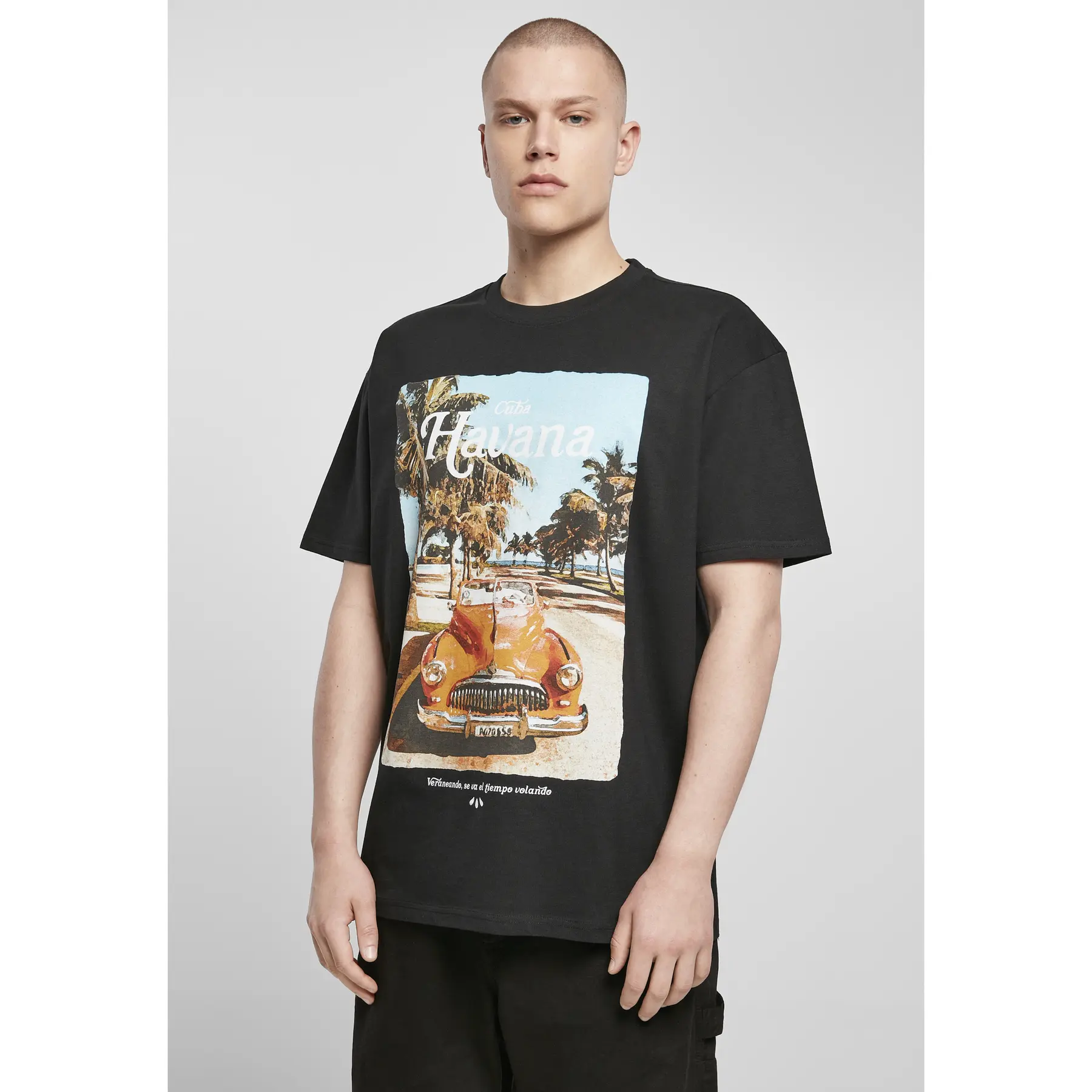 T-shirt Mister Tee havana vibe oversize