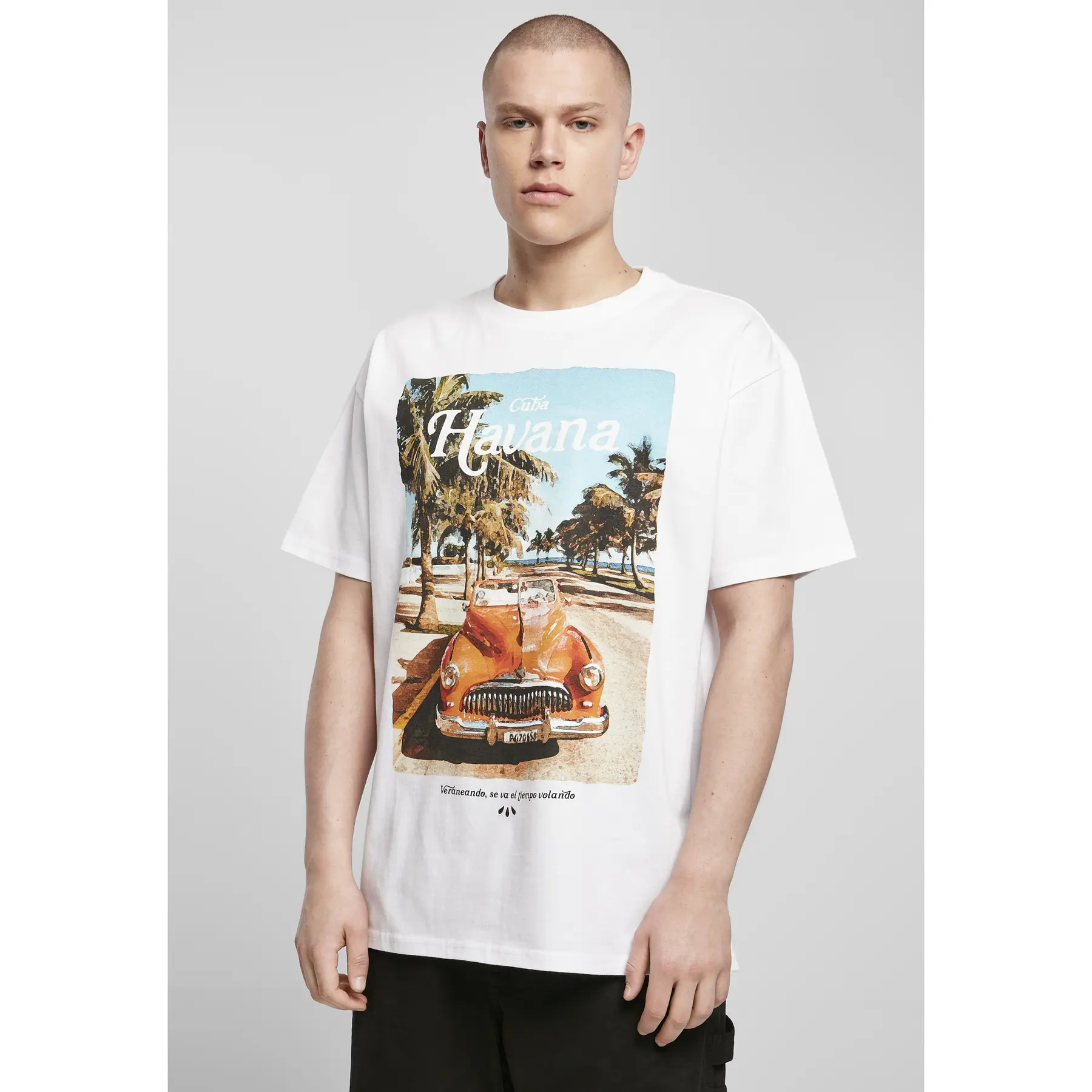 T-shirt Mister Tee havana vibe oversize