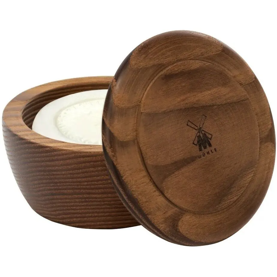 Bol + Savon A Raser Muhle Bois De Santal-image