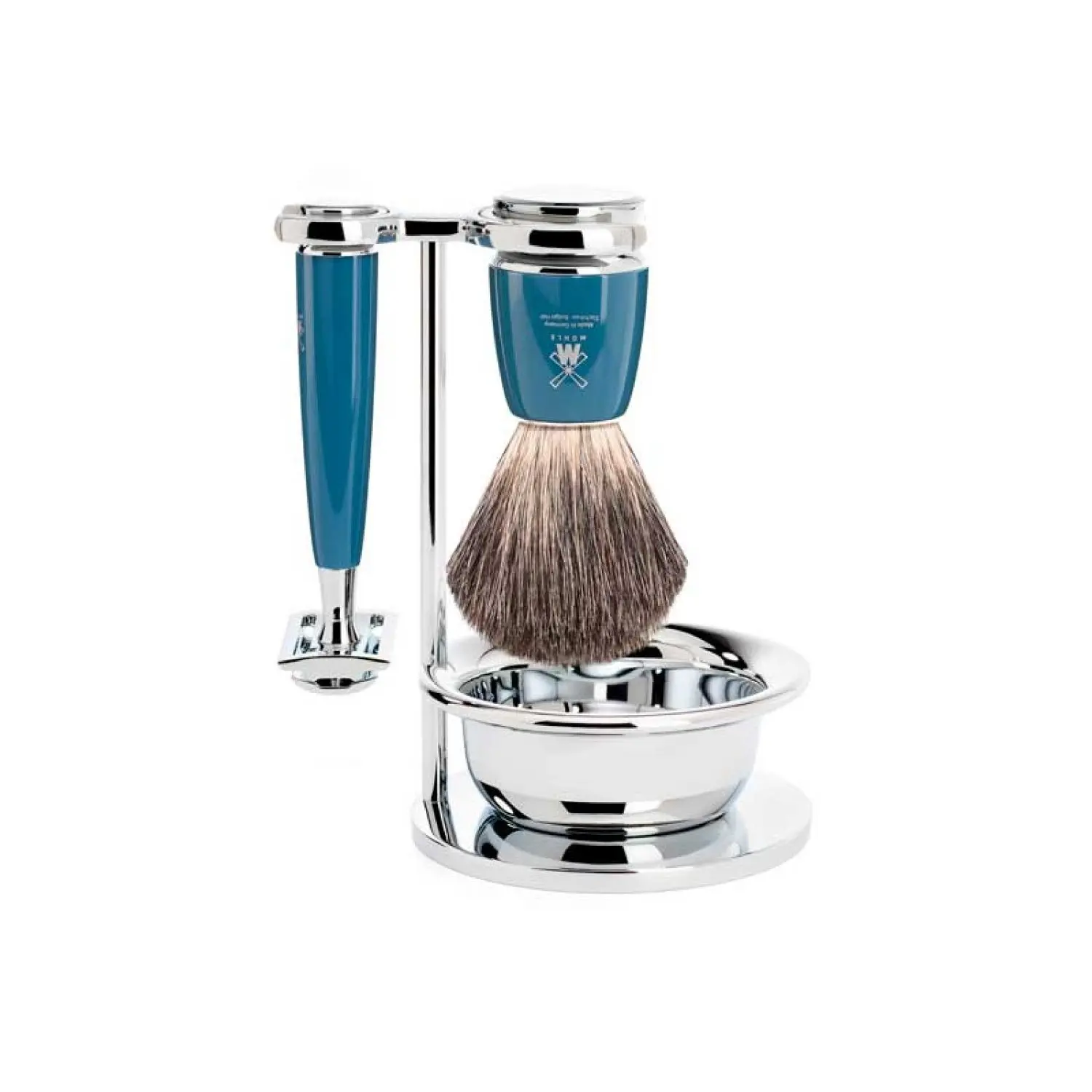 Kit de rasage de sécurité frêne Mühle Rytmo Fusion Pur (x4) Kit de rasage de sécurité frêne Mühle Rytmo Fusion Pur (x4)