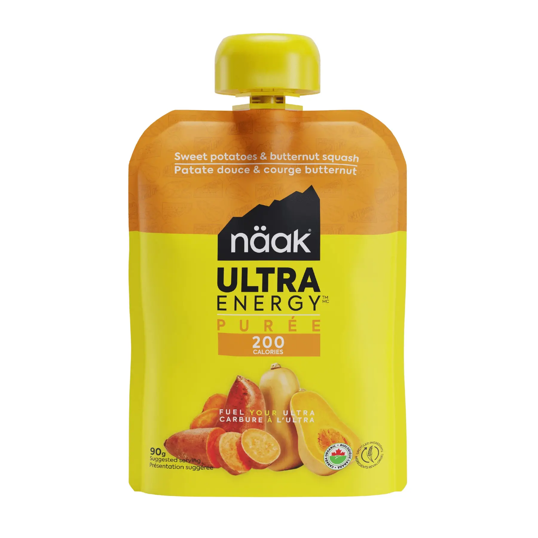 Purée Energética con sabor a batata y calabaza butternut Naäk