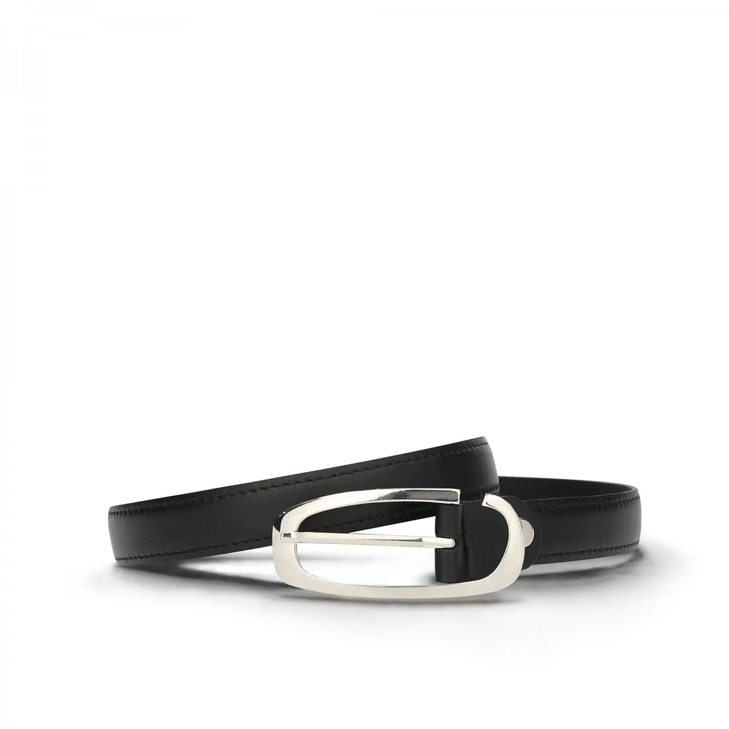 Eleganter Damengürtel mit Schnallenverschluss und quadratischer Spitze aus Leder Nae Vegan Shoes Carme