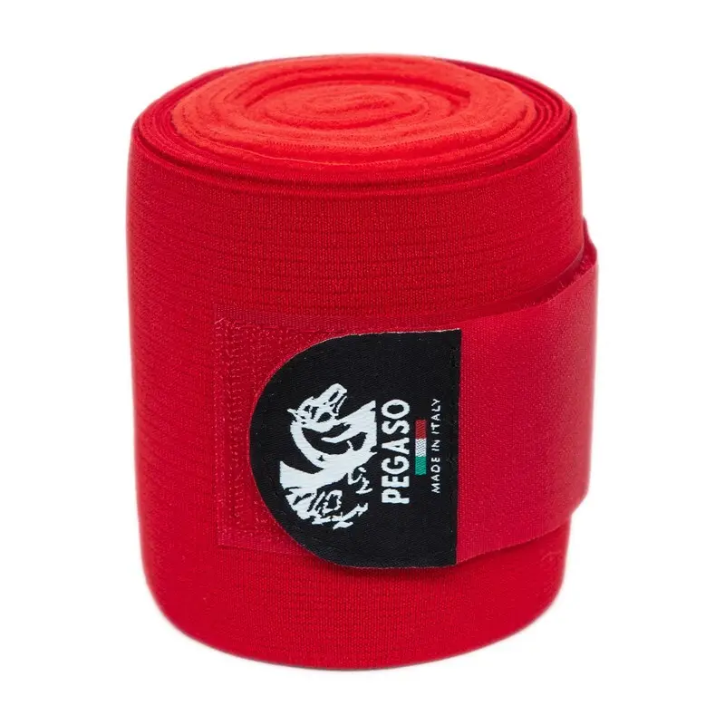 Pair of working bandages for horses + fleece Nanny Blue