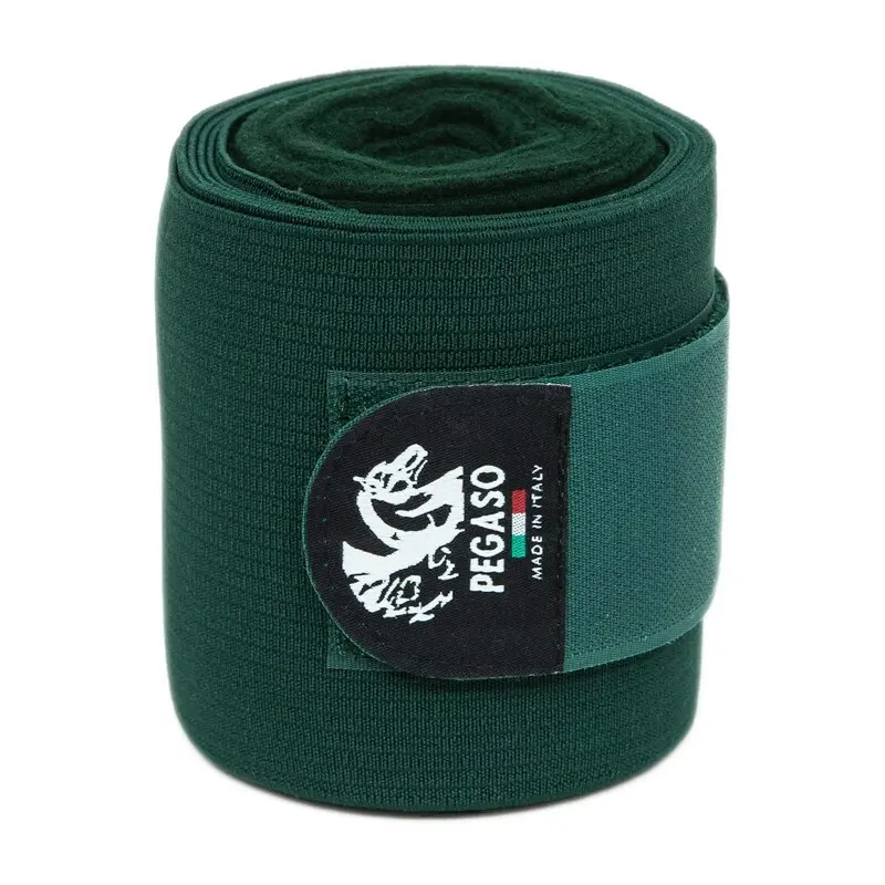 Pair of working bandages for horses + fleece Nanny Blue