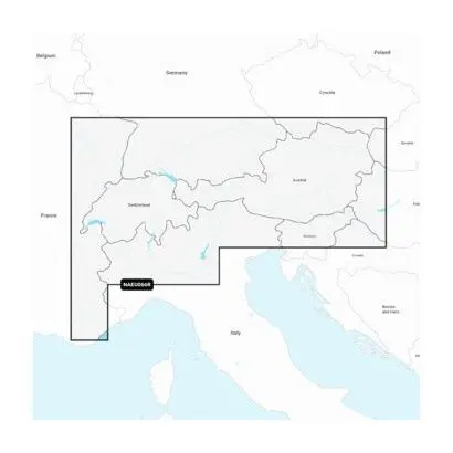 Mappa di navigazione alpi laghi e fiumi Navionics SD