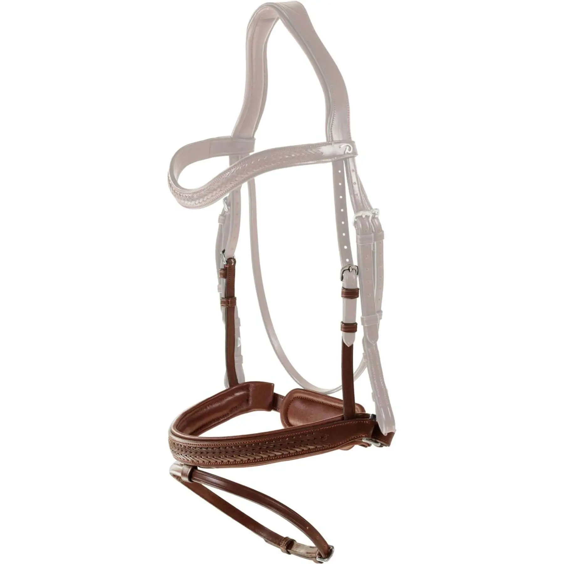 Combined noseband bridle with pull-back Dy'on Medium