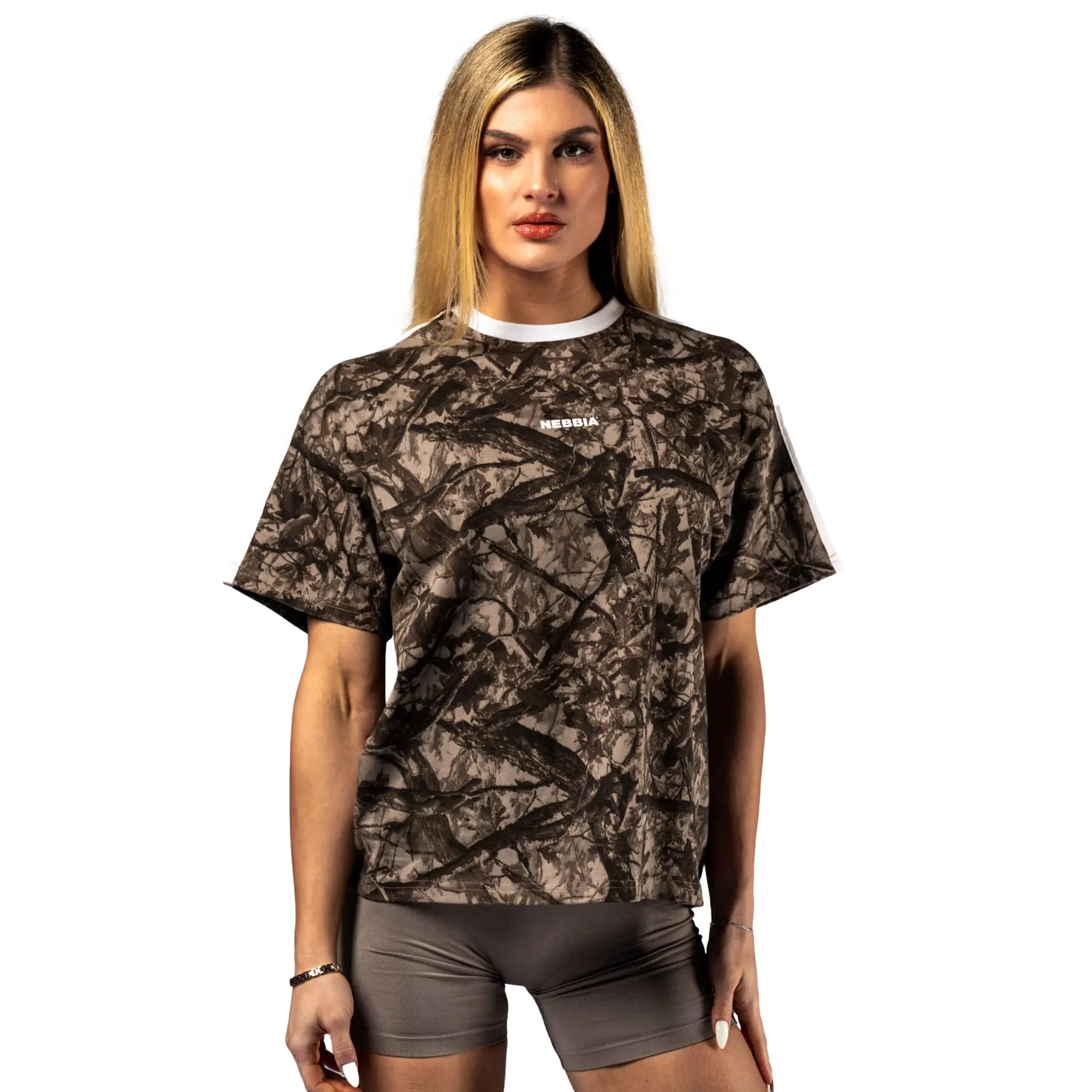 Damen T-Shirt Nebbia Power