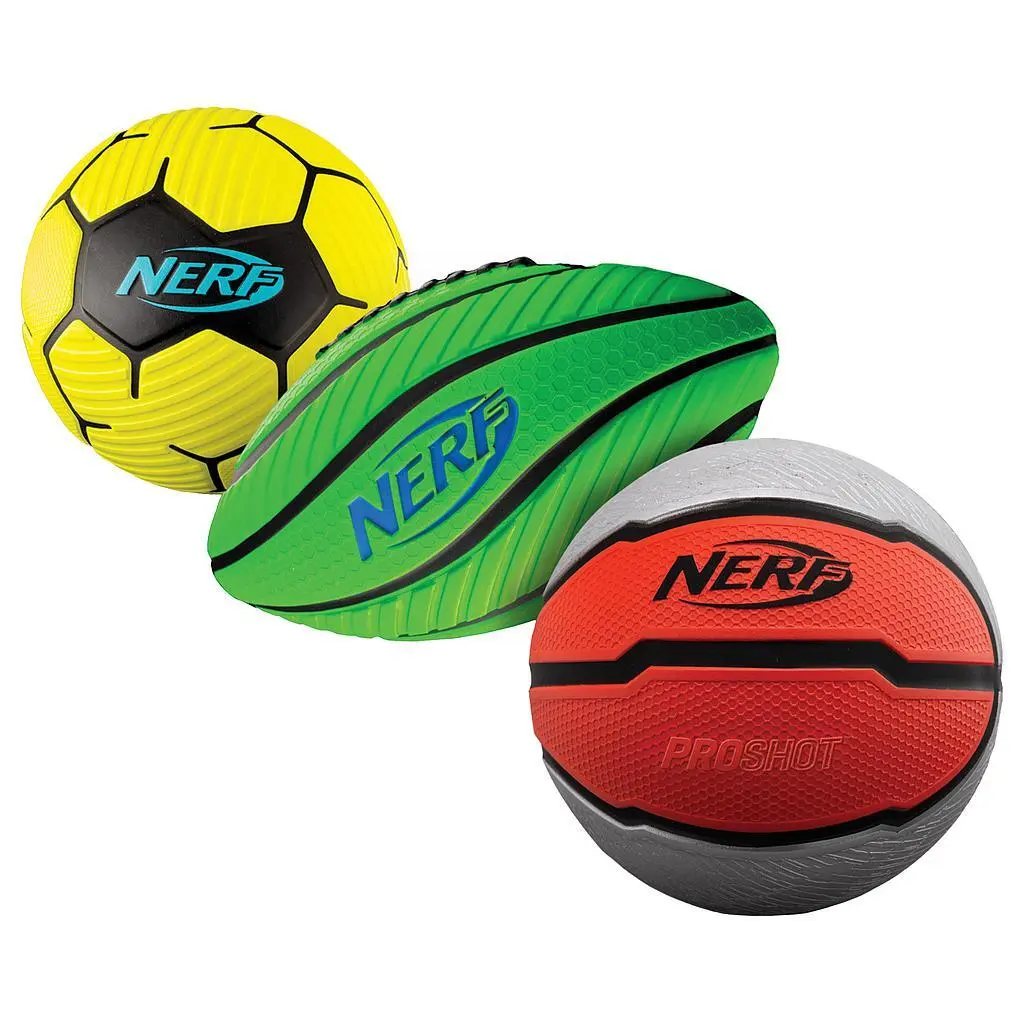 Nerf Unisex Kinder Bunt Mini-Schaumstoffball Kind Pro Shot (X3)