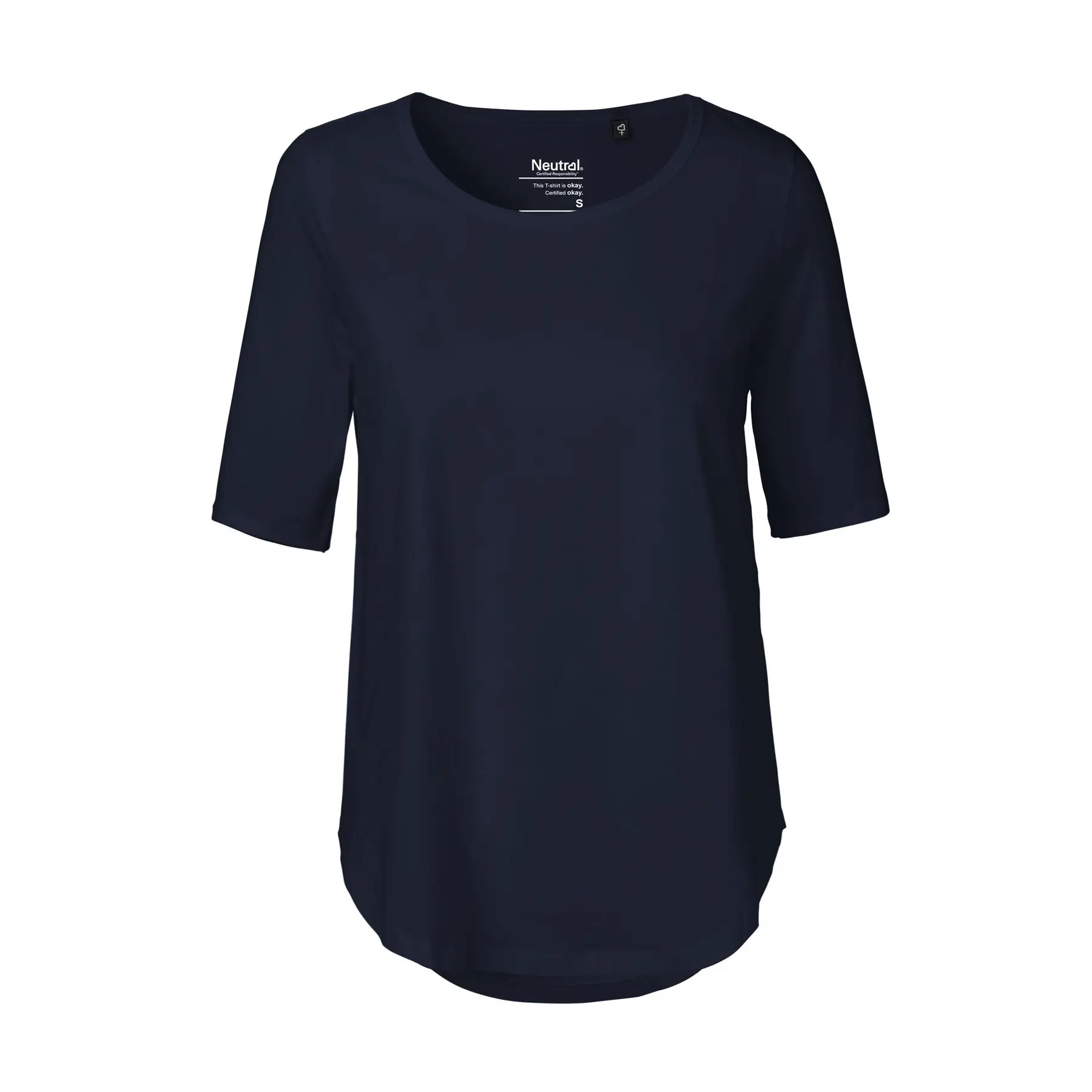 Damen T-Shirt mit halblangen Ärmeln Neutral