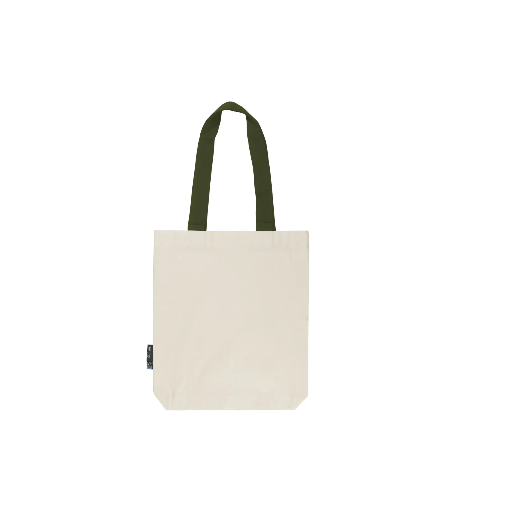 Tote-Bag mit kontrastierenden Trägern Neutral Twill