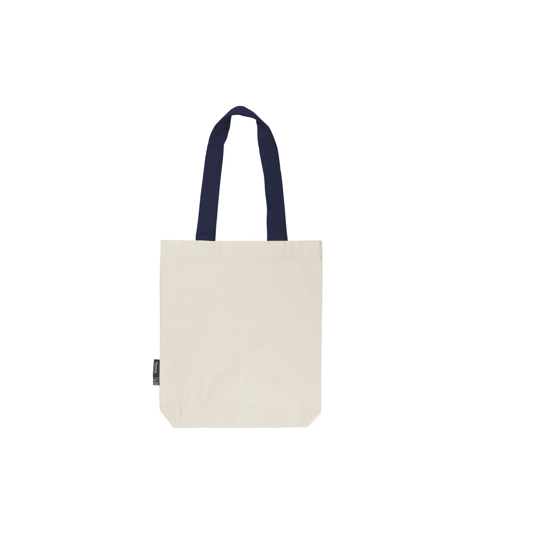 Tote-Bag mit kontrastierenden Trägern Neutral Twill