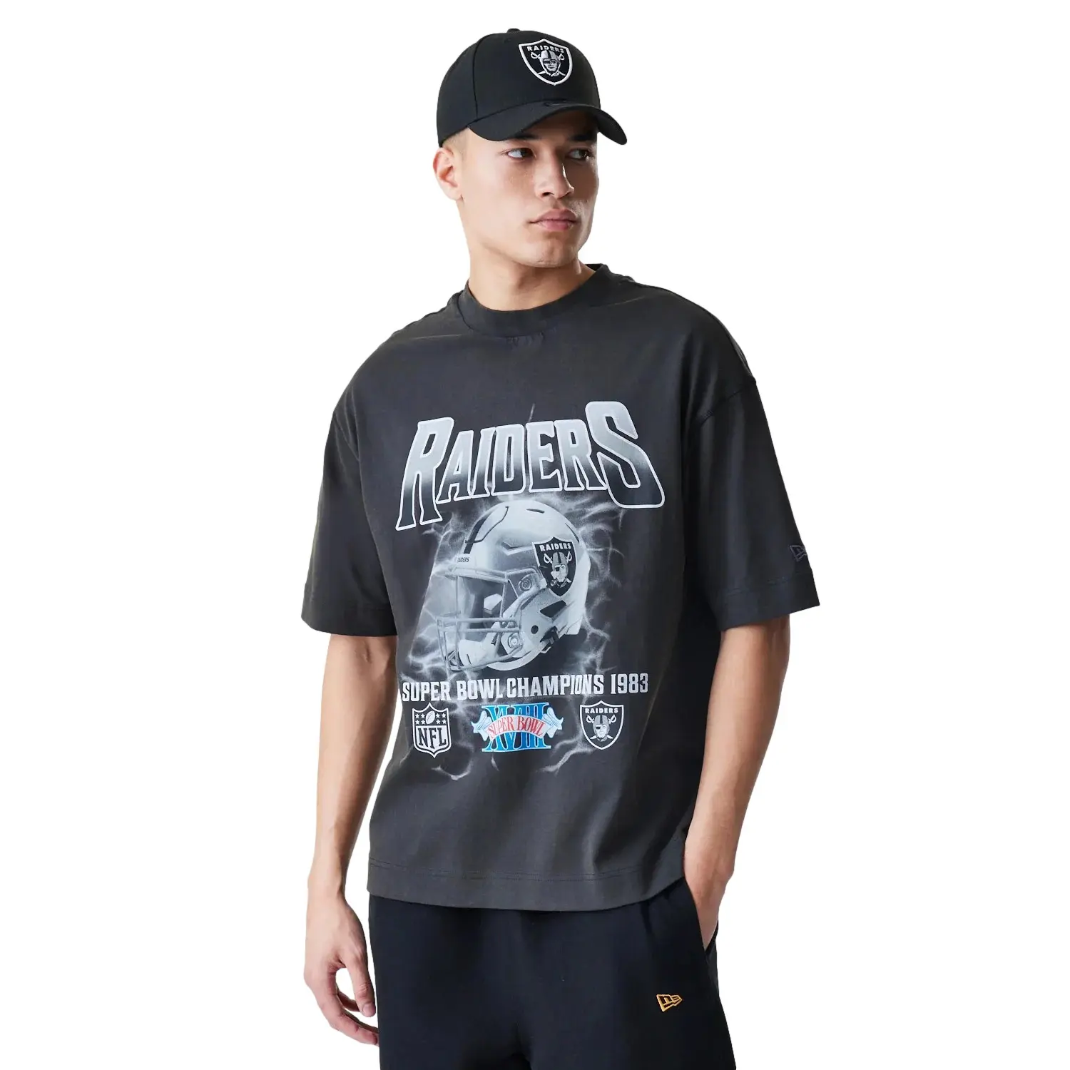 T-shirt lavato Las Vegas Raiders New Era NFL