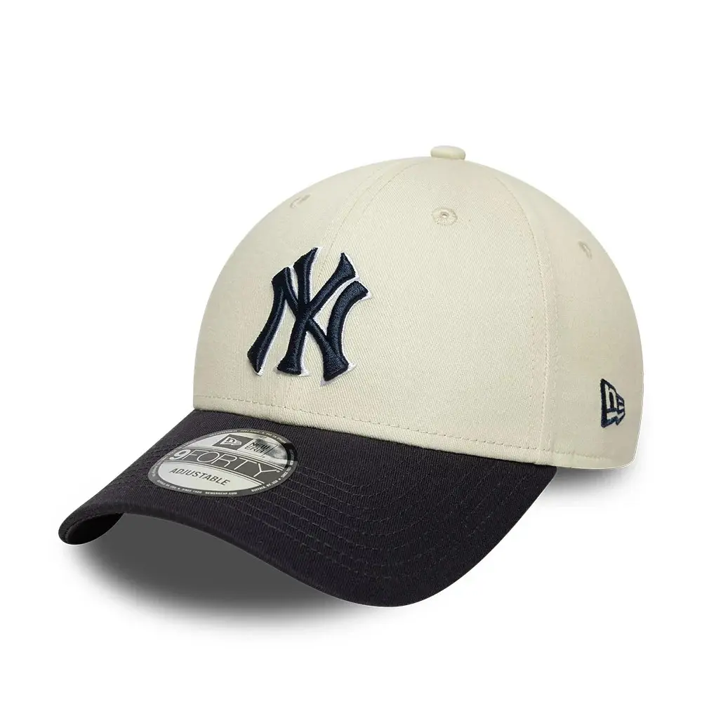 Casquette New Era 9FORTY MLB WS Patch New York Yankees Cream/ Universal - vue 2