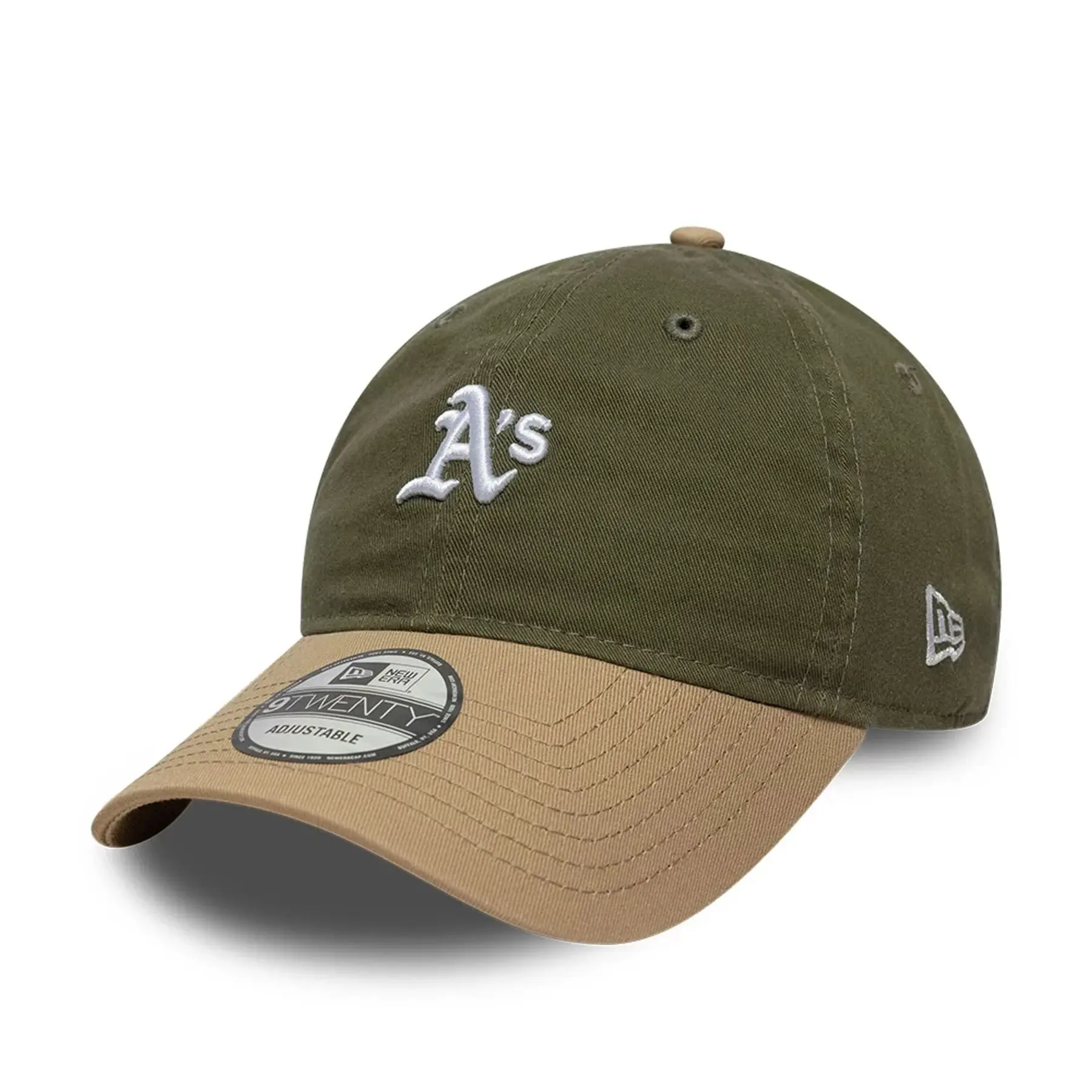 Cappello da baseball Oakland Athletics New Era 9Twenty Mini Washed Contrast