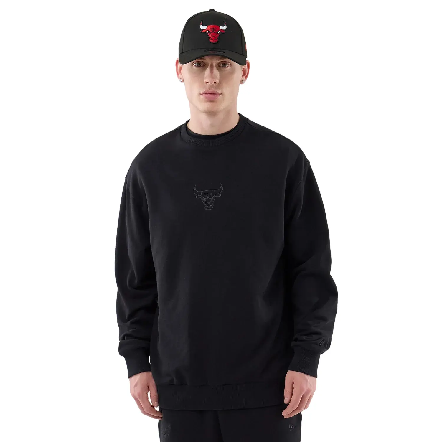 Felpa oversize Chicago Bulls New Era NBA Tonal