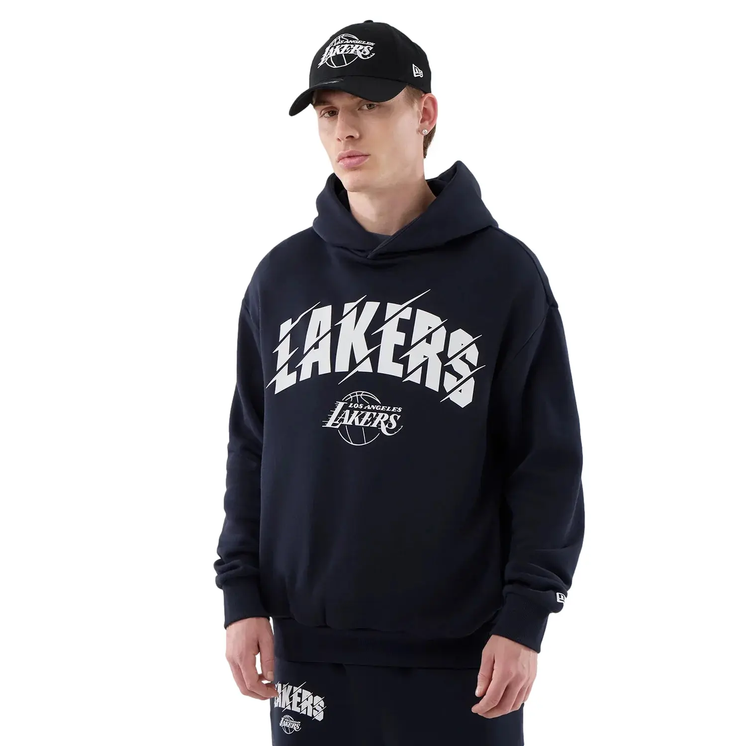 Sudadera con capucha LA Lakers New Era NBA Core Plus