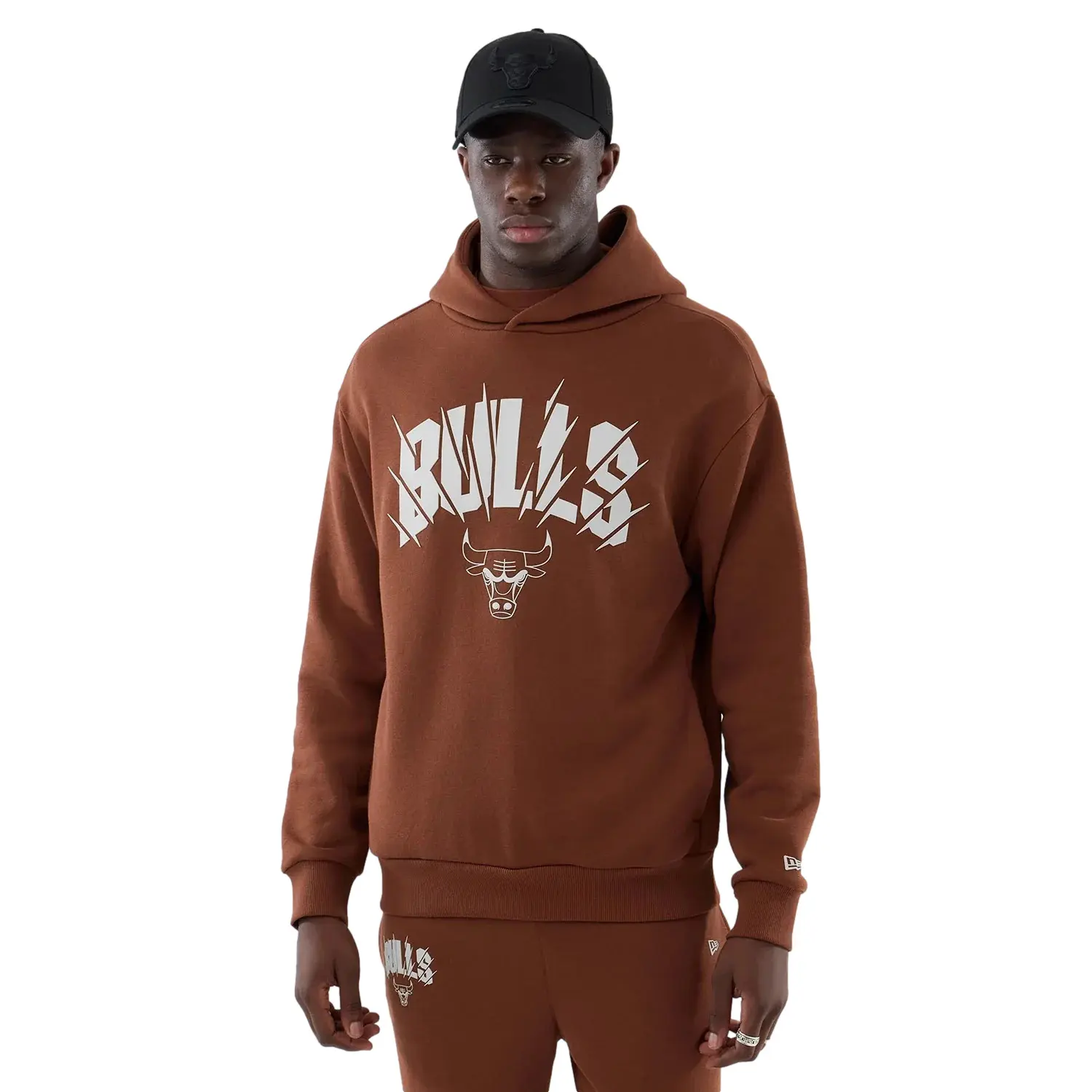 Sudadera con capucha de los Chicago Bulls New Era NBA Core Plus