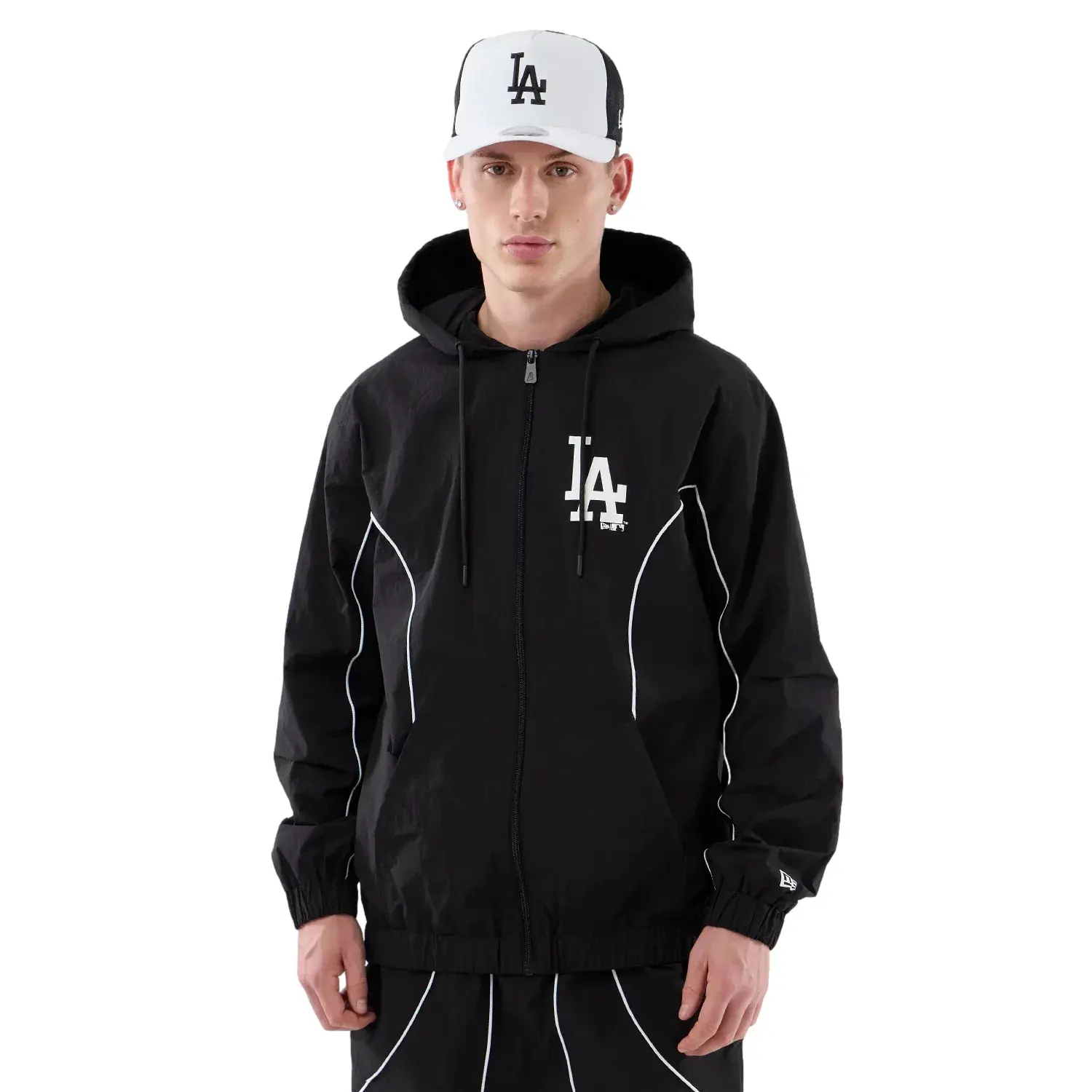 Giacca a vento Los Angeles Dodgers New Era MLB Piping