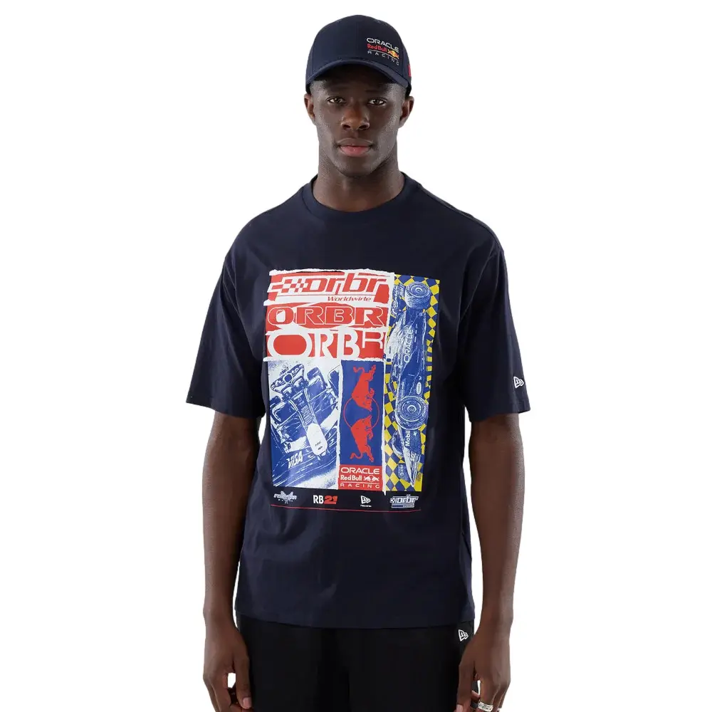 T-shirt oversize RedBull Racing New Era Graphic