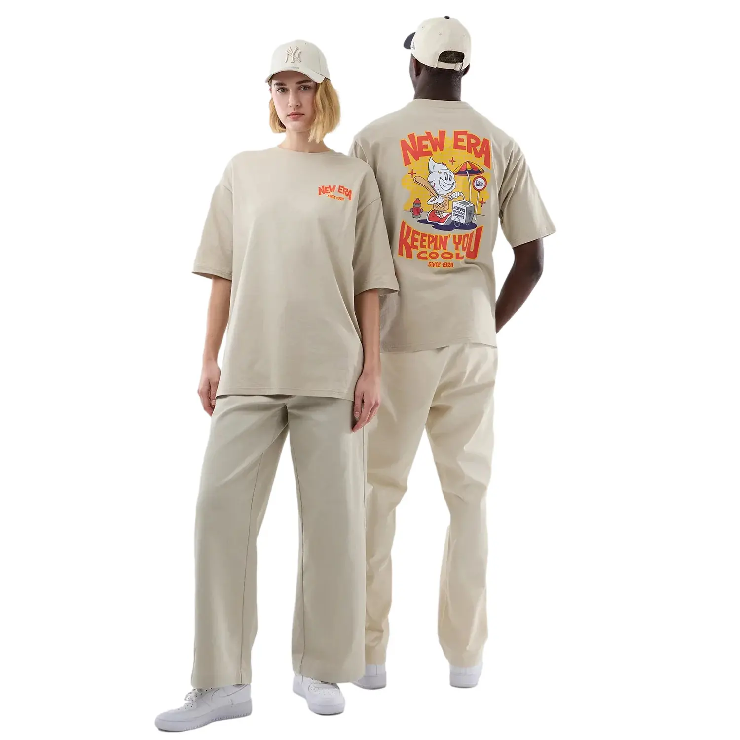 T-shirt oversize New Era Food Character