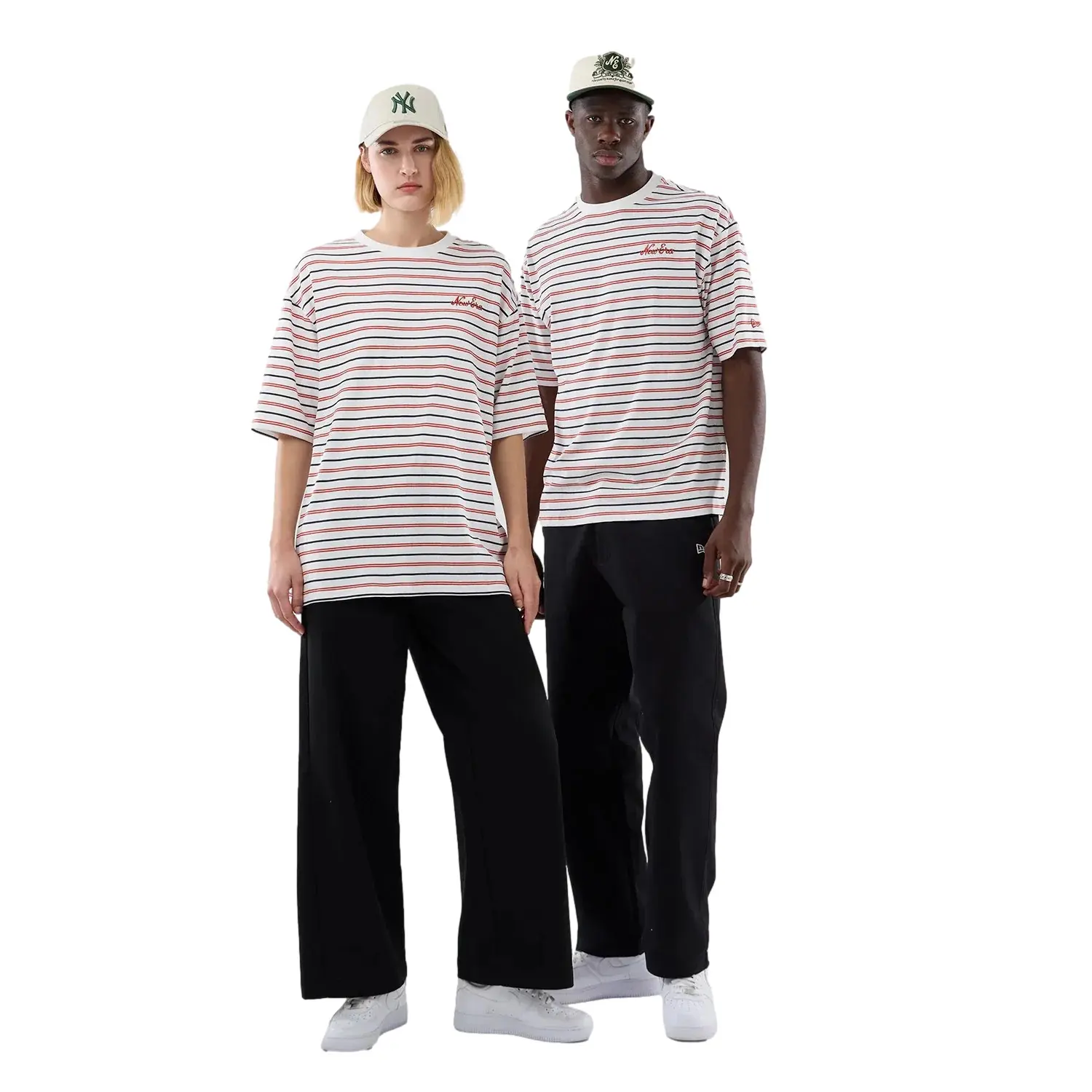 T-shirt a righe New Era
