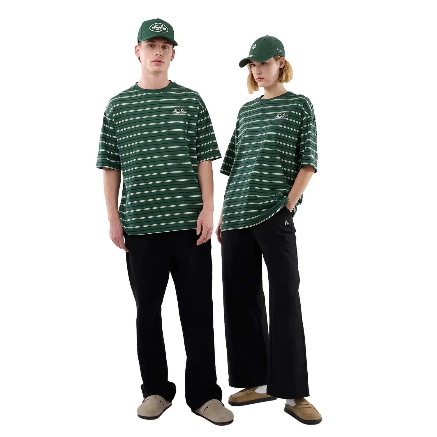 T-shirt a righe New Era