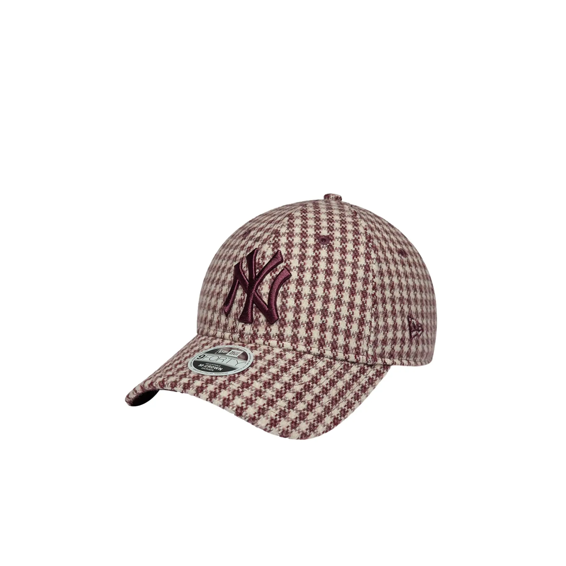New York Yankees dames baseballpet New Era 9Forty Houndstooth MC