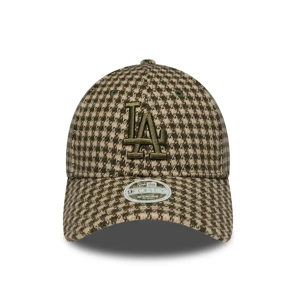Cappellino da baseball da donna Los Angeles Dodgers New Era 9Forty Houndstooth MC