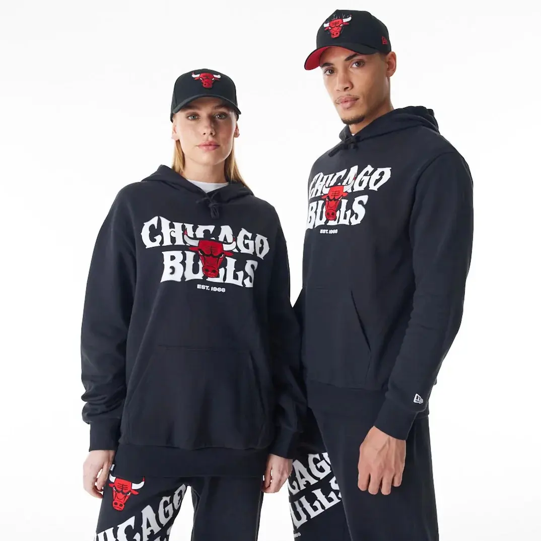 Felpa con cappuccio Chicago Bulls NBA Graphic