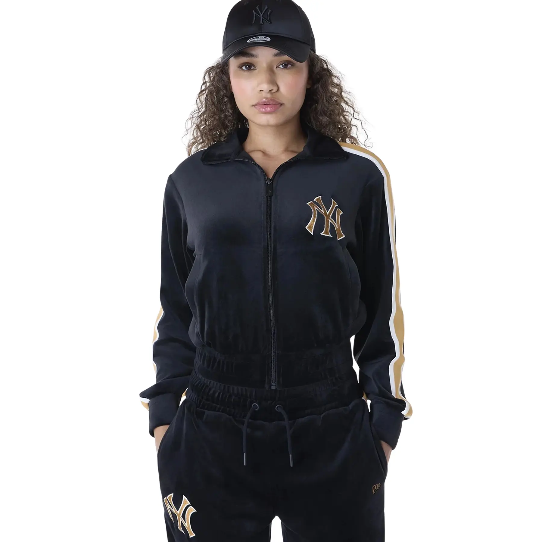 Giacca in velluto donna New York Yankees Track