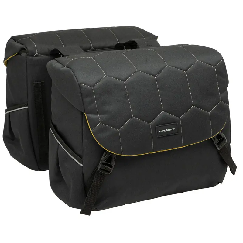 Fahrradgepäckträgertasche wasserdicht Polyester reflektierend New Looxs Mondi joy acolchado