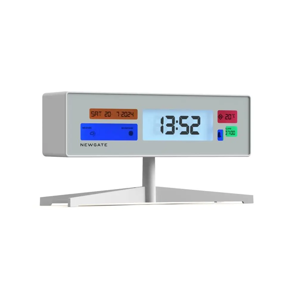 Newgate Supergenius Lcd Wecker Weiß - Image 2