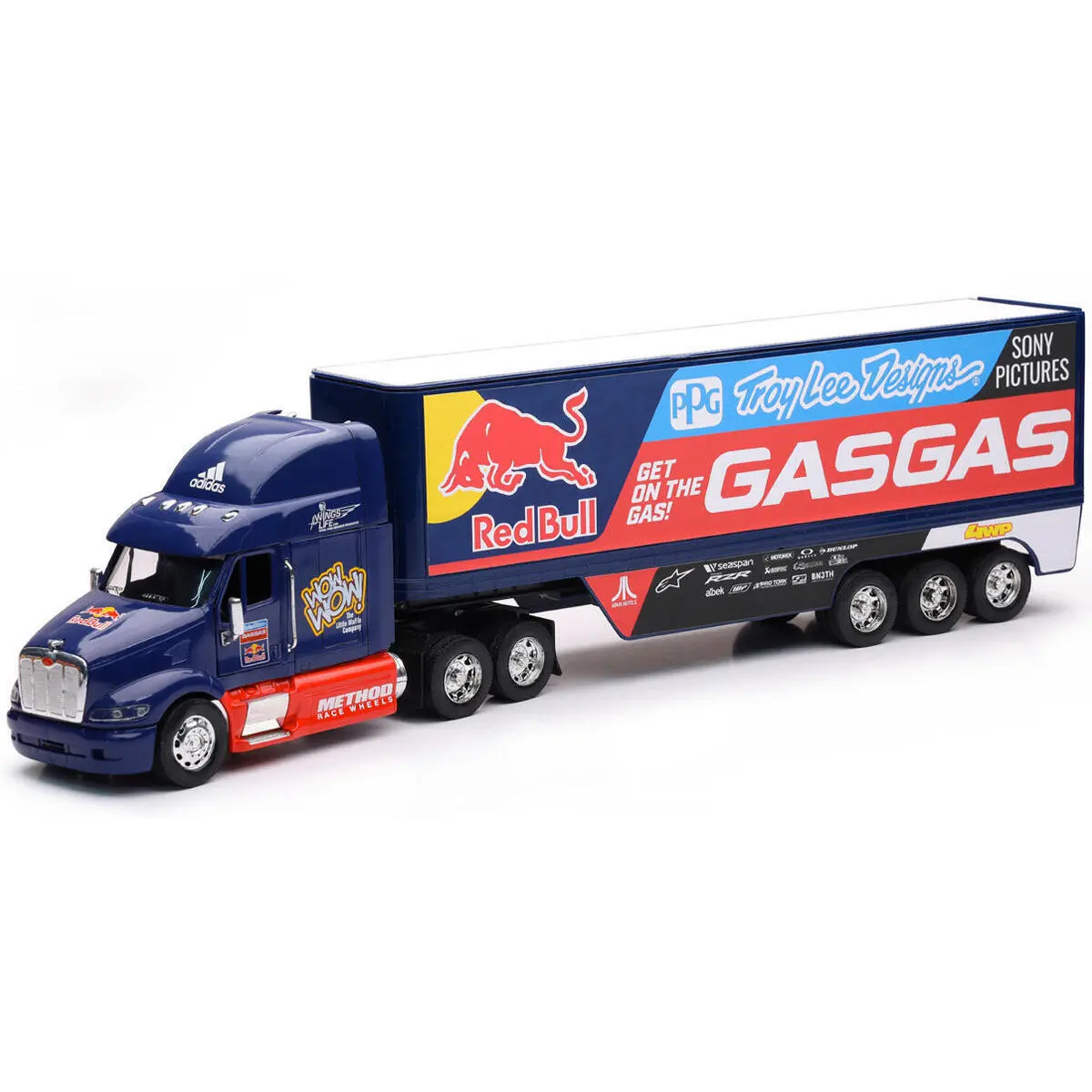 Newray Bleu Maquette Camion Team Gas Gas Red Bull