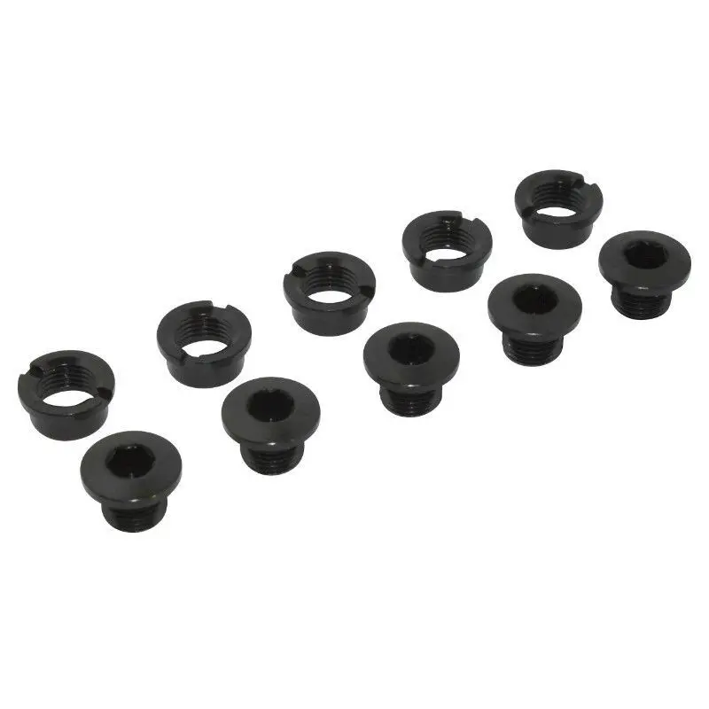 Satz von 5 Intravis Tretlager Alu Mono Plateau Newton m8x4