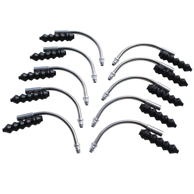 10er Pack v-brake Krümmern mit Faltenbalg Newton 90°.