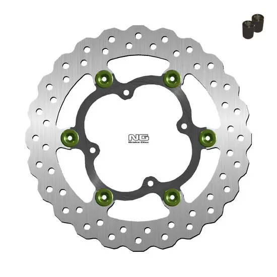 Schwimmendes Motorrad-Bremsscheiben-Kit und Halterung NG Brake Disc Wave 1324XK20